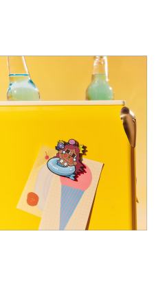 Vacation Mode On系列冰箱贴-资料图