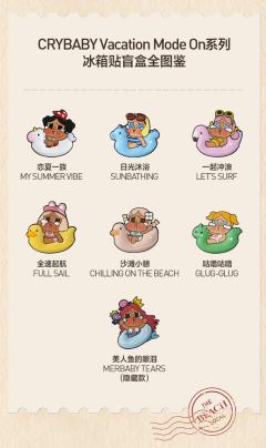 Vacation Mode On系列冰箱贴-资料图